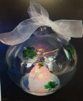 IRISH ANGEL LIGHT UP GLOBE ORN